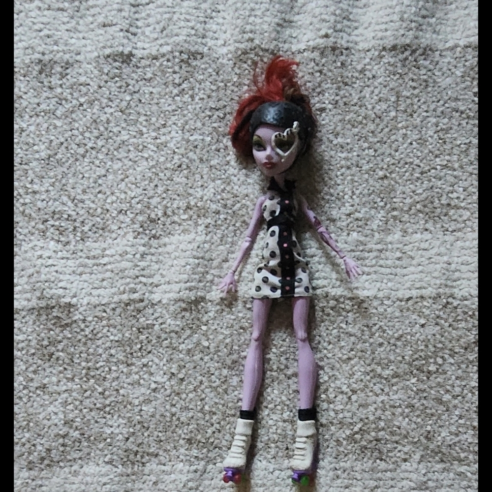 Monster High Doll with Red and Black Hair